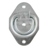 CURT 1-3/8-in x 1-7/8-in Recessed Tie-Down Ring (1200-lb, Clear Zinc) | CURTnull