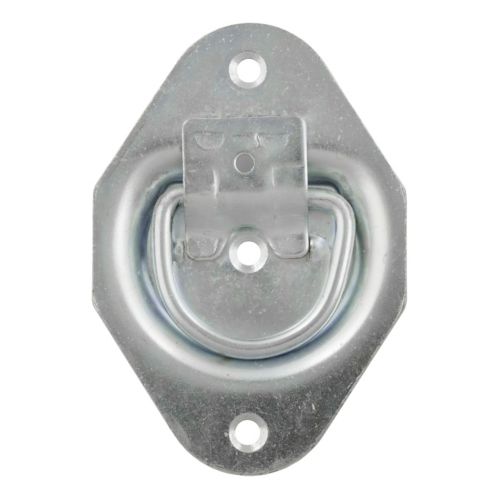 CURT 1-3/8-in x 1-7/8-in Recessed Tie-Down Ring (1200-lb, Clear Zinc) Product image