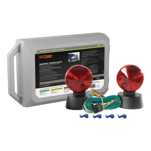 CURT Magnetic Tow Lights with Storage Case Product image