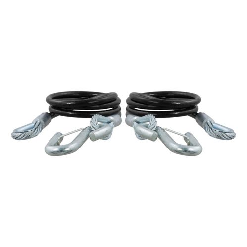 CURT 44-1/2-in Safety Cables with 2 Snap Hooks (5,000-lb, 2-pk) Product image