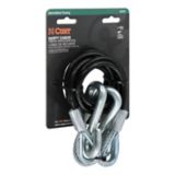 CURT 44-1/2-in Safety Cables with 2 Snap Hooks (5,000-lb, 2-pk) | CURTnull