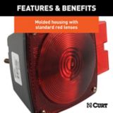 CURT Submersible Passenger-Side Combination Trailer Light | CURTnull
