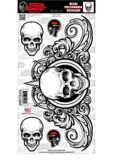 Swirl Skull Decals, 6-in x 8-in | Lethal Threatnull