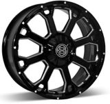 RSSW Enduro Alloy Wheel, Black with Machined Face | RSSWnull