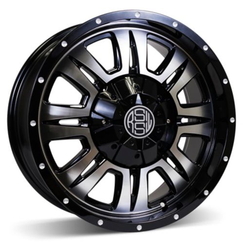RSSW Heritage Alloy Wheel, Black with Machined Face Product image