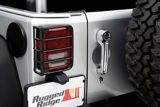 Protecteurs de feux arrière euros Rugged Ridge pour Jeep, noir, 2 pces | Rugged Ridgenull
