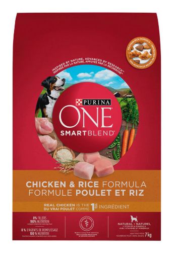 Purina One® SmartBlend™ Chicken & Rice Formula Dog Food, 7-kg Product image