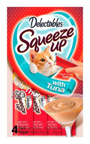 Delectables Cat Squeeze Ups Tuna, 4-ct Product image