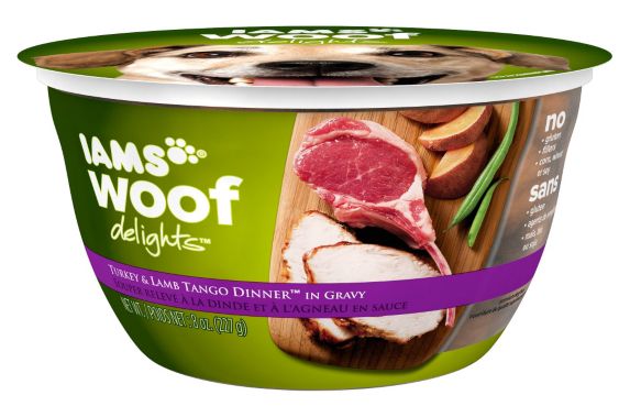 Iams Woof Delights Turkey & Vegetable, 8-oz Product image