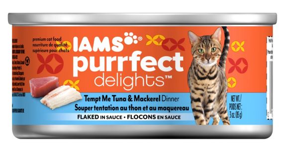 Iams Purrfect Delights Tuna Mackerel Dinner, 3-oz Product image