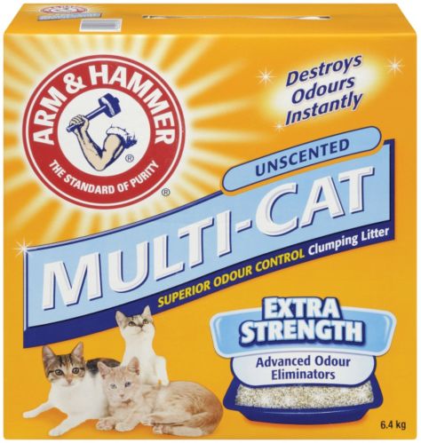 Arm & Hammer Multi-Cat Unscented Litter, 6.4kg Product image