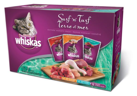 Whiskas Surf 'n Turf Variety Wet Cat Food, 12-Pk Product image