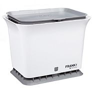 Countertop Kitchen Compost Bin Grey White 2 2 L Canadian Tire