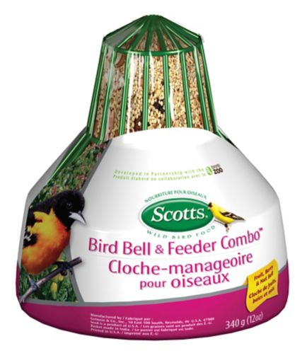 Scotts Bird Bell & Feeder Combo, 340-g Product image
