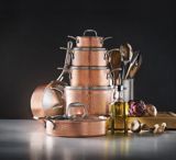 Lagostina Artiste-Clad Copper Hand Hammered Cookware Set, Dishwasher & Oven Safe, 12-pc | Lagostinanull