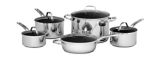 Heritage The Rock Stainless Steel Cookware Set, Non-stick, Dishwasher & Oven Safe, 10-pc | Heritagenull