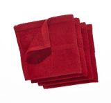 PADERNO Terry Dishcloths, Red, 4-pk | Padernonull