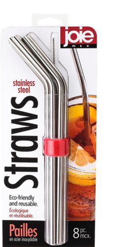 Joie Stainless Steel Straw Set, 8-pc Product image