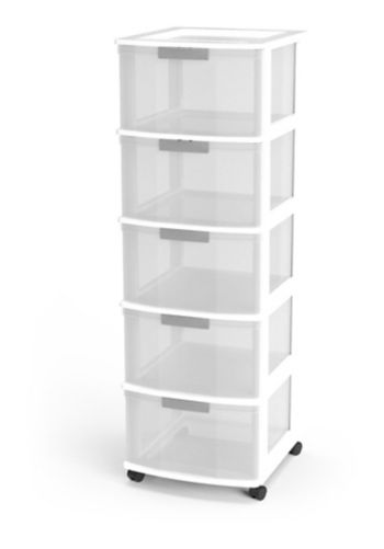 type A Element 5-Drawer Storage Tower with Wheels Canadian Tire