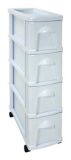 type A Prima 4-Drawer Slim Storage Tower with Wheels | TYPE Anull