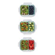 Vida by PADERNO Glass Clip Food Storage Set with Compartments, 6-pc