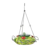 Blue Swirl Oval Glass Hummingbird Feeder Canadian Tire