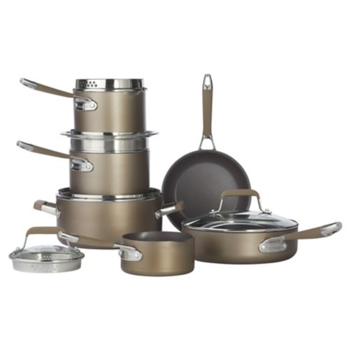 PADERNO Classic Cookware Set, Non-Stick, PFOA-Free, Oven Safe, Champagne Bronze, 12-pc Product image