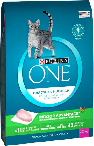 purina one indoor advantage cat food diet