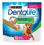 DentaLife Large Breed Daily Oral Care Dog Treats, 587-g