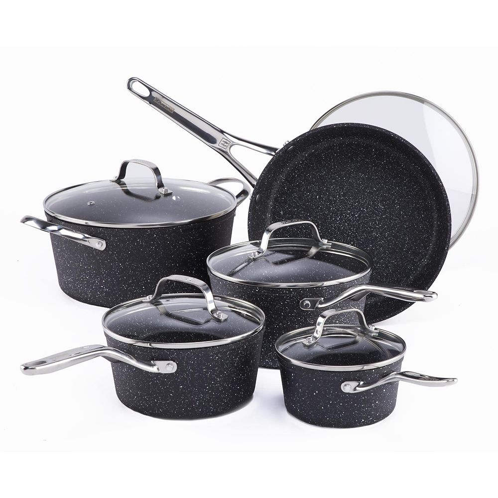 The Rock Forged Non-Stick Cookware Set, 10-pc Heritage
