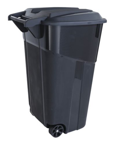 Outdoor Garbage Can With Wheels 121 L, Outdoor Garbage Cans
