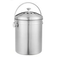 Type A Stainless Steel Compost Bin, 4-L