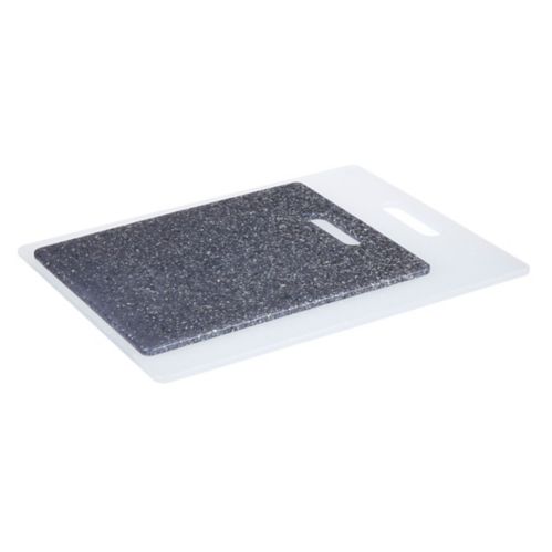 Vida by PADERNO Faux-Granite Cutting Boards, Grey & White, 2-pk Product image