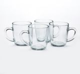 clear glass coffee mugs