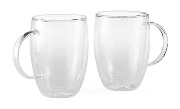 CANVAS Double Wall Glass Mugs, 2-pk Product image
