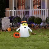Décoration gonflable animée Gemmy pour l'Halloween, lumière à DEL à brancher, choix de styles, 4 pi | Gemmynull