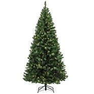 NOMA Pre-Lit Bowen Fine Cut Pine Christmas Tree, 6.5-ft Canadian Tire