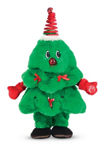 Décoration de Noël arbre de Noël musical dansant en peluche, vert, 12 po Image de l’article