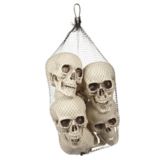 Crâne de squelette décoratif en plastique For Living, paq. 6 | FOR LIVINGnull