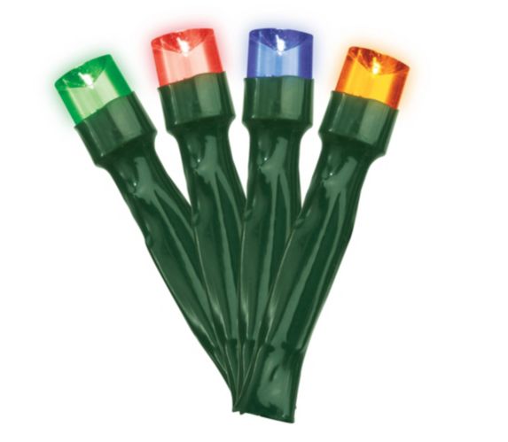 NOMA 24 Outdoor Battery Operated LED Christmas Lights, Assorted Colours ...
