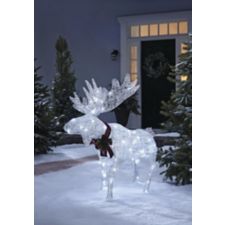 Canvas Pre Lit Led Canadiana Moose 105 Count 4 Ft Canadian Tire
