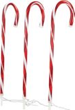 For Living Incandescent Candy Cane Stakes, 3-pk | FOR LIVINGnull