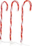 For Living Incandescent Candy Cane Stakes, 3-pk | FOR LIVINGnull