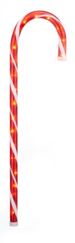 For Living Christmas Lights Candy Cane Stake, 20 Incandescent Lights Product image