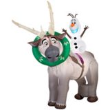 Disney's Frozen Inflatable Olaf & Sven, 7.5ft Canadian Tire