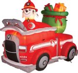 paw patrol inflatable fire truck