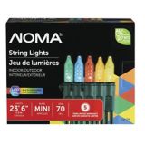 Lumières des fêtes extérieures NOMA, 70 mini-ampoules à DEL, multicolore | NOMAnull