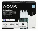 Lumières des fêtes extérieures NOMA, 70 mini-ampoules à DEL, blanc pur | NOMAnull