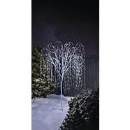 CANVAS LED Twinkling Willow Tree, Pure White, 7-ft