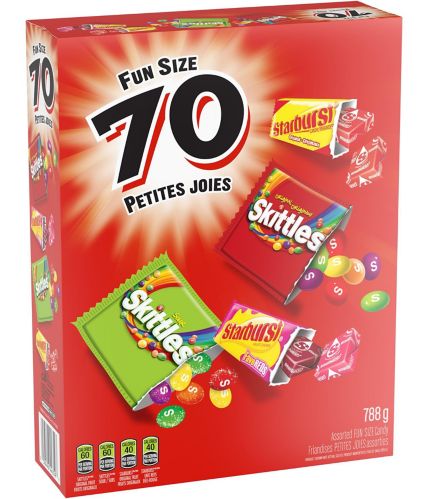 Bonbons assortis format amusant Skittles et Starburst, paq. 70 Image de l’article